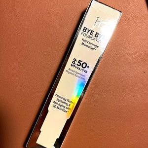 Medium Tan Bye Bye Foundation Full Coverage Moisturizer with SPF 50+ NIB